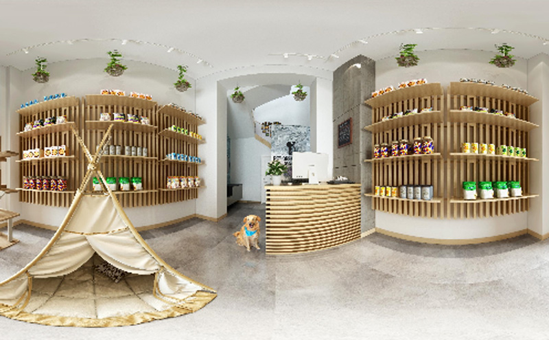 漢街(jiē)一(yi)号公(gong)館寵物(wù)店(diàn)室內(nei)裝(zhuang)飾